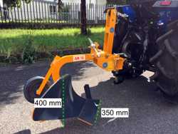 einscharpflug für kleintraktoren wie z b iseki kubota mod dp 18