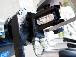 forstkran mit holzzange passend für traktoren mod crab 3000