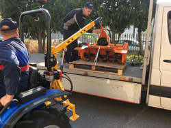 hydraulischer hubkran für kleintraktoren mod el 200