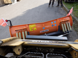 schneeschild für minibagger oder gabelstapler 175 cm mittelschwere ausführung mod ln 175 m