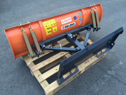 schneepflug für minibagger oder gabelstapler 190 cm leichte ausführung mod lns 190 m