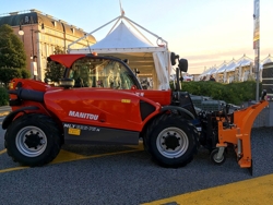 schneeschild mit aufnahme für teleskoplader manitou mod ssh 04 2 6 m manitou