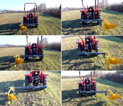 verstellbarer dreipunktanbau