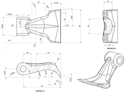 mittelschwerer mulcher mit seitenverstellung für alle mittleren traktoren mit reifen oder gleisketten mod tigre 180