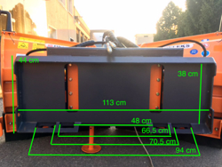 schneepflug für minibagger 250 cm mod lnv 250 m