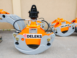 holzzange holzgreifer mit rotator für kräne und mini bagger 1 8 bis 3 5t mod dk 11c gr 30