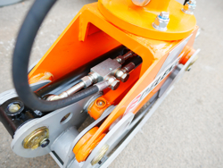 holzzange holzgreifer mit rotator für kräne und mini bagger 1 8 bis 3 5t mod dk 11c gr 30