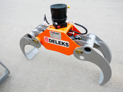 holzzange holzgreifer mit rotator für mini bagger 1 8 bis 3 5t mod dk 11c gr 30ff