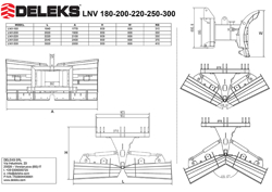 schneepflug mit dreipunkt aufnahme 250 cm mod lnv 250 c