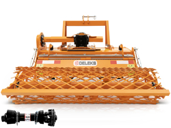 umkehrfräse mit feinkrümmelwalze für traktor mod dfu 140