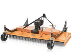 sichelmäher mit 3 horizontal angelegten messern 150cm mod dm 150