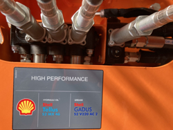 hydraulischer böschungsmulcher mit auslegearm für traktor mod airone 180 tr