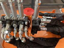 hydraulischer böschungsmulcher mit auslegearm für traktor mod airone 180 tr