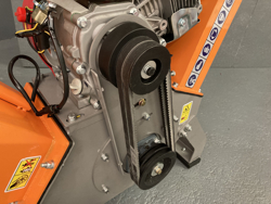 benzin häcksler schredder mit b&s motor mod dk 500 bs