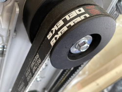 benzin häcksler schredder mit b&s motor mod dk 500 bs