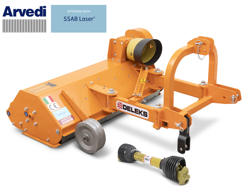 schlegelmulcher mit hammerschlegel für traktoren wie z b kubota iseki yanmar 120 cm mod lince 120 lateral