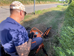 mini heckbagger für traktor inkl baggerlöffel mod drs 1000