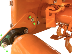 hydraulischer mulchkopf fur minibagger mod ars 60