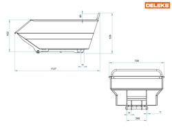 elektrische motorschubkarre xe500e