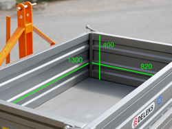 heckcontainer für traktoren mod t 1400 h