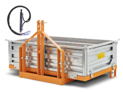 heckcontainer für traktoren mod t 1600 h