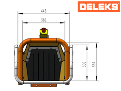 benzin häcksler schredder mit lifan motor mod dk 500 lf