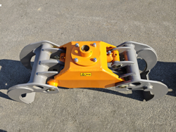 holzzange holzgreifer für kräne und mini bagger 5 bis 10t mod dk 18