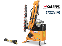 hydraulischer böschungsmulcher mit auslegearm für traktor mod airone 160 tr