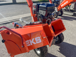 benzin häcksler schredder mit motor mod dk 800 briggs and stratton