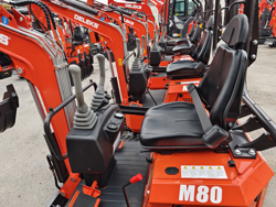 minibagger mit zubehör m80