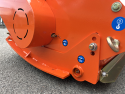 mittelschwerer mulcher mit seitenverstellung für alle mittleren traktoren mit reifen oder gleisketten mod tigre 180