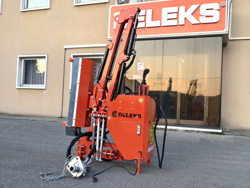 hydraulischer böschungsmulcher mit auslegearm für traktor mod airone