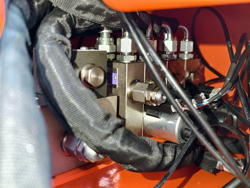 hydraulischer böschungsmulcher mit auslegearm für traktor mod airone