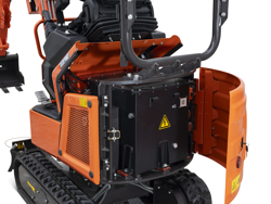 minibagger mit zubehör 1.1ton mod e110
