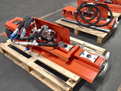hydraulische astsage mit 5 sageblattern hrdisc5