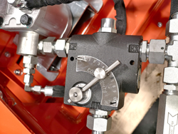 hydraulische astsage mit 5 sageblattern hrdisc5