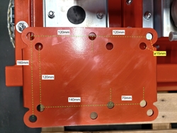 hydraulische astsage mit 5 sageblattern hrdisc5