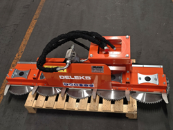 hydraulische astsage mit 5 sageblattern cutter5