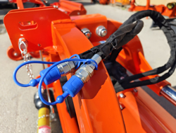 mittelschwerer mulcher mit hydraulische seitenverstellung für alle mittleren traktoren mit reifen oder gleisketten mod cervo 180