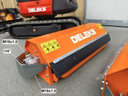 hydraulischer mulchkopf für minibagger mod ar 80