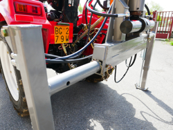 hydraulic forestry crane with log grapple for tractor crab 3000