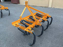 cultivator for tractor width 140cm 7 tynes for soil preparation and weeds disrupting mod de 140 7