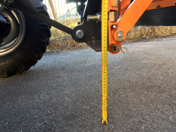 snowblade with plate for tractor ln 200 a