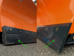 snow plow for up to 3 0 ton skid steer loaders ln 175 m
