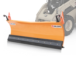 snow plow for up to 3 0 ton skid steer loaders ln 200 m