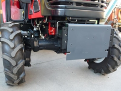 snowplough with plate for tractor lns 190 a