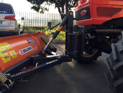 snowplough with plate for tractor lns 210 a