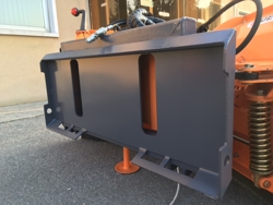 snowplough for up to 3 0 ton skid steer loaders lnv 300 m