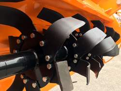 heavy rotavator tiller for tractors working width 150cm mod dfh 150
