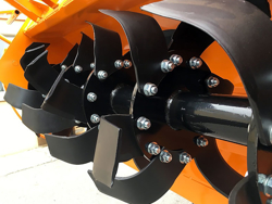 heavy rotavator tiller for tractors working width 150cm mod dfh 150